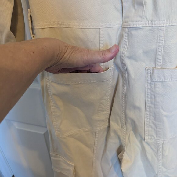 NWT | Banana Republic |  Womens Coverall Beige Andi Moleskin Flightsuit | M - Picture 12 of 14